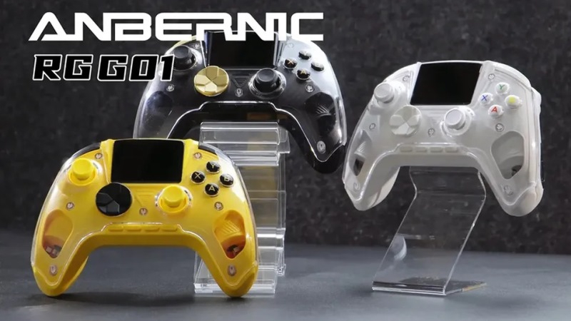 아뎀닉 RG G01은 심박수 센서와 화면을 내장한 게임용 컨트롤러로 데뷔합니다.