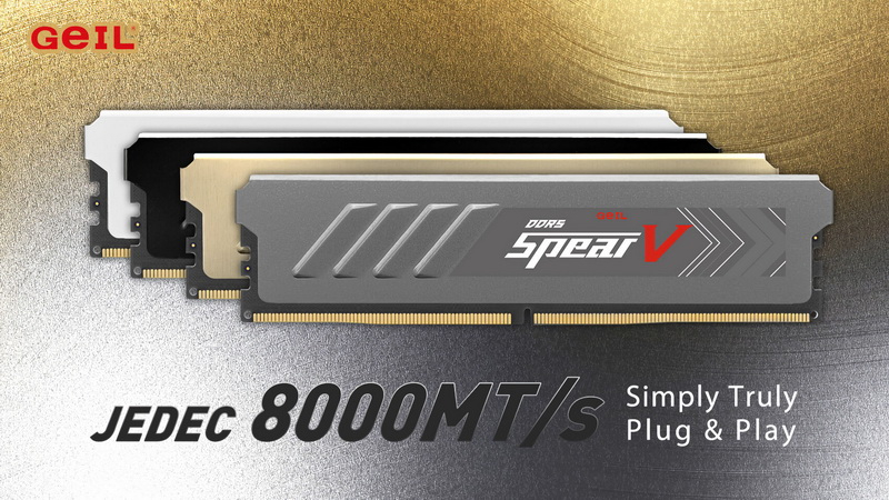 GeIL은 정상 모드에서 8000 MT/s의 대역폭을 갖는 DDR5 모듈을 발표했습니다