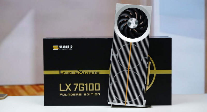 리수안 테크 중국 제조업체는 NVIDIA 지원 없이 Founders Edition 버전의 그래픽 카드 LX 7G100을 발표했습니다