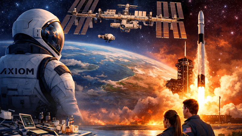 아직은 "Axiom과 NASA가 계약을 체결했다: 새로운 우주 관광팀이 2027년 1월에 국제우주정거장(ISS)으로 출발한다."