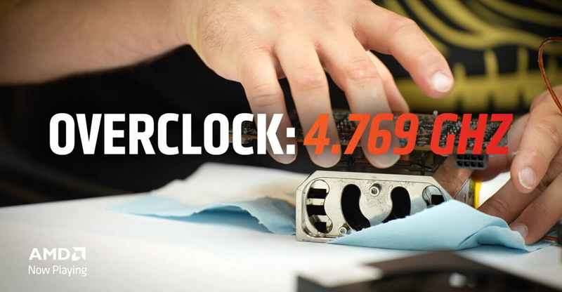 AMD가 전 세계 기록을 깨고 Radeon RX 9060 XT를 4,769MHz로 오버클럭했습니다