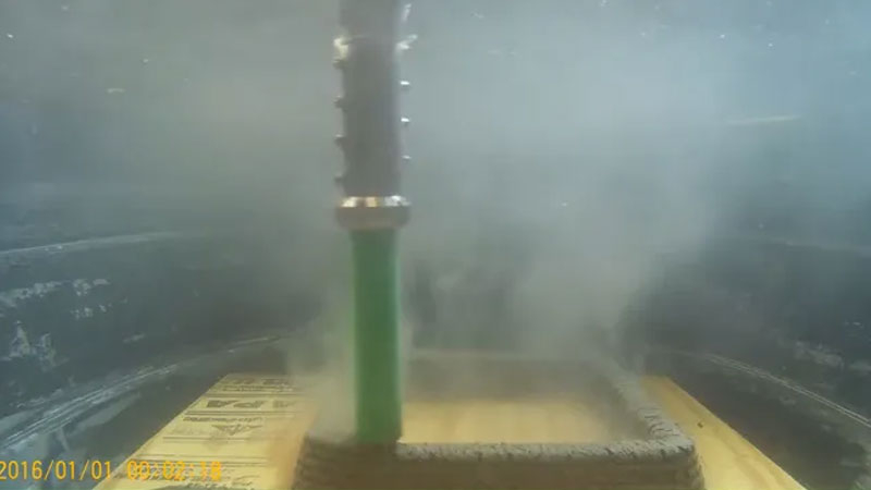 미국에서 해저에 직접 콘크리트를 인쇄하기 위한 수중 3차원 프린터를 개발했습니다