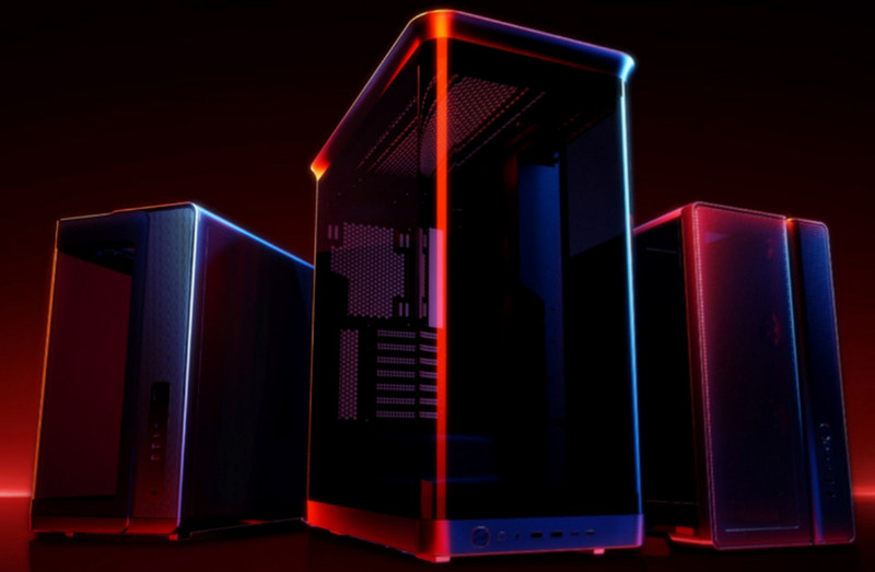 SAMA는 Computex 2026에서 파노라마 케이스, 듀얼 스크린이 있는 SZO 및 최대 1650W의 전원 공급 장치를 선보였습니다
