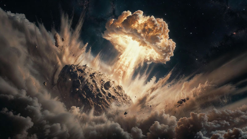 아마도 핵폭탄이 소행성으로부터 행성을 보호하는 데 예상보다 더 안전할 수 있다—연구자들이 실험을 수행했다