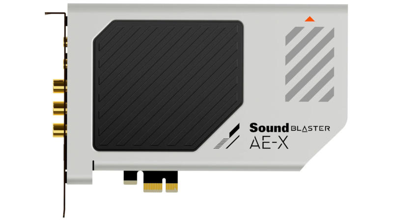 크리에이티브는 32비트 사운드를 최대 384kHz 속도로 처리할 수 있는 Sound Blaster AE‑X 사운드 카드를 출시했습니다