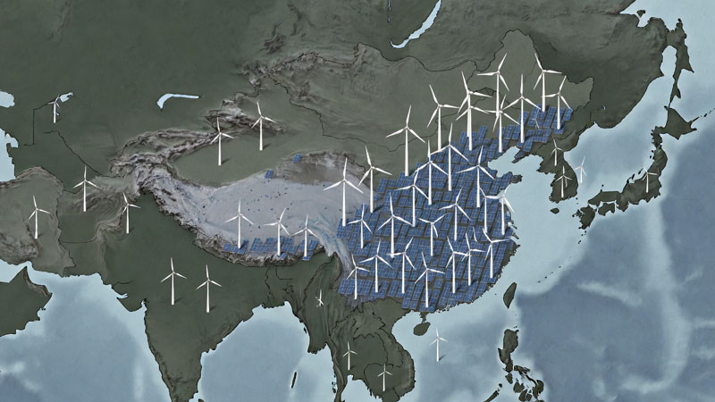 중국과 인도는 세계 녹색 에너지 발전을 주도하고 있는 반면, G7 국가들은 진보에서 뒤처지고 있다