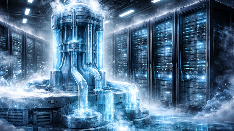 중국 과학자들이 ‘충격 냉각’을 개발했다 – 프리온 없이 20초 만에 AI 서버를 식히는 방법