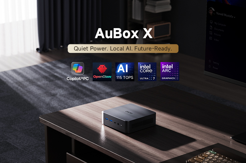 치위는 인텔 코어 울트라 프로세서를 탑재한 새로운 콤팩트 PC AuBox X를 출시했습니다