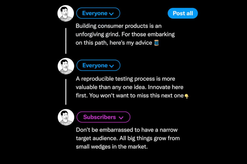 X는 유료 구독자를 끌어들이기 위해 트윗 체인에서 핵심 순간을 숨기는 기능을 제안합니다