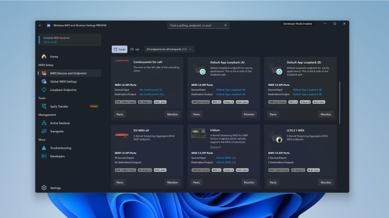윈도우 11은 이제 완전히 MIDI 2.0을 지원합니다