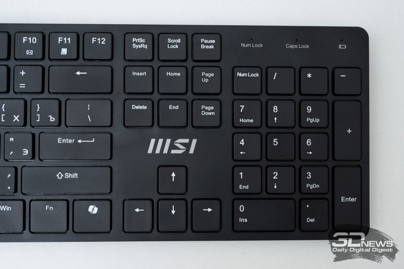 MSI FORGE K200 무선 콤보 – 긴 배터리 수명을 가진 키보드와 마우스