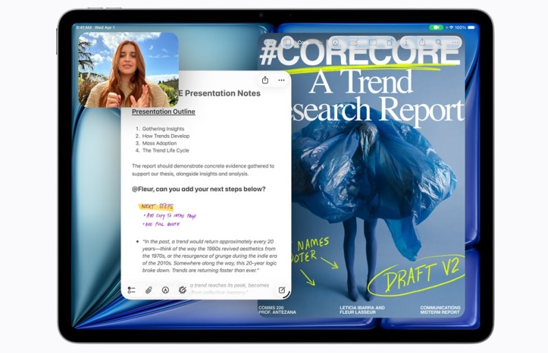 애플은 M4 칩 기반의 최신 iPad Air를 출시했으며, 12GB RAM과 시작 가격이 $599입니다