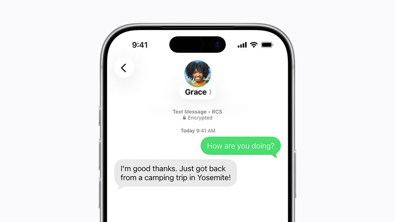 iOS 26.5에서는 크로스플랫폼 RCS 메시지의 종단간 암호화를 지원합니다